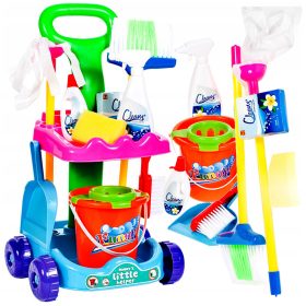    CARRY PULIZIA PER BAMBINI SET PULIZIA SPAZZOLA SECCHIO MOP XXL