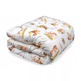    Trapunta Animali della foresta 100x135 anallergica super soffice dalla Polonia