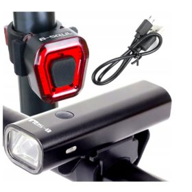    ZK-T Illuminazione per bicicletta a LED Batteria LEDCREE da 1000 lm + LAMPADA PER BICI A LED BATTERIA BATTERIA POSTERIORE USB LUCE ROSSA 5 MODALITÀ