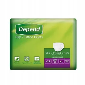  DEPEND SLIP Super Plus taglia L Pannolini per adulti, 15 pz