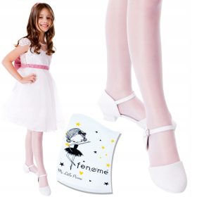   Collant bianco SOTTILE con lucentezza LISCIA LYCRA 20 den LUCIDA fenomeno