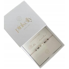    Un regalo di invito per la Madrina, un braccialetto con pietre con dedica