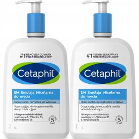   Emulsione Micellare Detergente Cetaphil EM 2L - Cura Delicata per Tutti i Tipi di Pelle