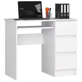    Scrivania rettangolare Chord A-6, destra, 90 x 50 x 77 cm, bianco