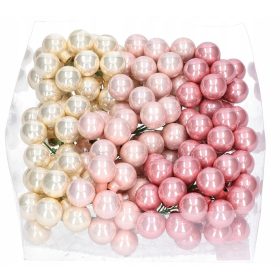  PALLE IN VETRO PER CREAZIONI SU FILO 1,5 cm 144 pz