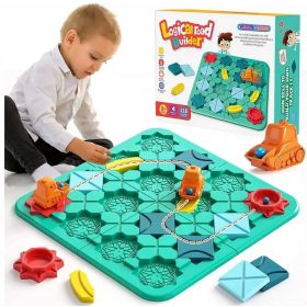    GIOCO DI LOGICA DA TAVOLO LABIRINTO PUZZLE COSTRUZIONE DI UNA STRADA PER UN REGALO BLOCCHI