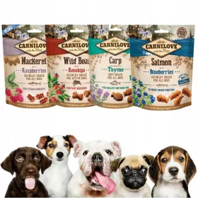    Carnilove Dolcetto per cani al cinghiale con rosa canina 200 g