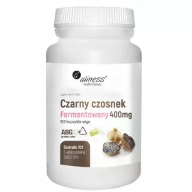   Aliness Aglio Nero Fermentato 400 mg - Integratore Alimentare, 100 Capsule