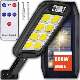    Lampione stradale a Led Light 600 W 6100 lm ad energia solare
