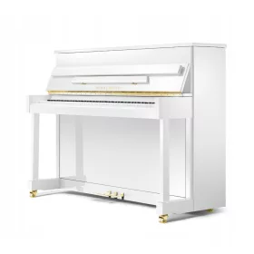    Pianoforte acustico Pearl River Prince 110 EU, bianco lucido