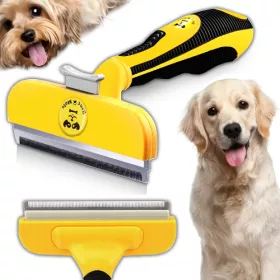    SPAZZOLA PETTINE FURMINATOR TAGLIABORDI PER CANI RIMUOVE I PELI MORTI
