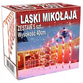  CAN SANTA CAN LAMPADE LED candy GIRLAND