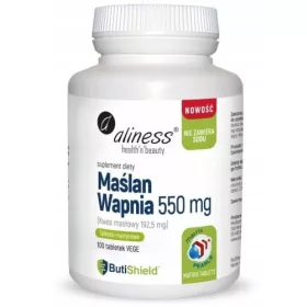   Maślan Wapnia 550 mg senza Sodio (100 Tavolette Matrix) - ButiShield™