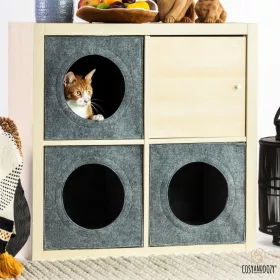    Cuccia per gatti in feltro HolyCube per l'inserto IKEA Kallax