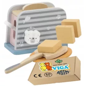    VIGA WOODEN TOAster giocattoli educativi in legno per la scuola dell'infanzia