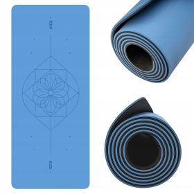    Tappetino da ginnastica Kica blu per yoga, pilates, fisioterapia