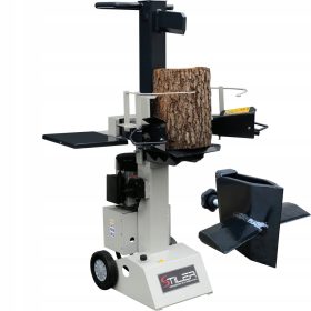   POTENTE SPACCALEGNA 8 TON 8T CIPPATORE 3,5kW 230V + CUNEO A COLTELLO A CROCE