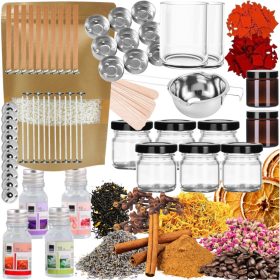    KIT PER REALIZZARE CANDELE, CANDELE IN CERA DI SOIA FAI DA TE PER UN REGALO