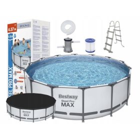 Piscina con telaio Bestway 457x122 cm Steel Pro 56438