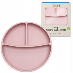  Piatto Gigi Kids, silicone rosa