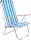  Sedia a sdraio/sedia E-Sezon, alluminio, blu e blu navy