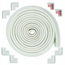    NASTRO IN SCHIUMA PROTETTIVO PER BORDI DI MOBILI E ANGOLI IN SCHIUMA BIANCO 5,5M