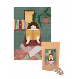    Muno Puzzle 500 pezzi "Mamma ho perso l'aereo" di Ola Kryngiert borsa ecologica