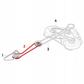    Cinghia 589532901 Husqvarna Rider R 422Ts, PROFLEX 18, PROFLEX 21