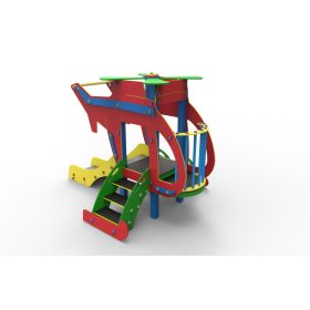 SET GIOCO - ELICOTTERO CON SCIVOLO Parco giochi