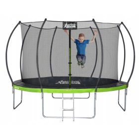 Trampolino con rete Active Hobby 374 cm con palla