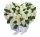 Decorazione Floreale XL Cuore Grande per Tombe - Artigianato Polacco Unico