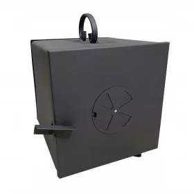    CAMINO IN METALLO PER AFFUMICATORE GRIGLIA GAMBA 40x25x25 cm