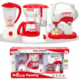    WOOPIE Set di elettrodomestici per bambini Mixer Frullatore 3in1