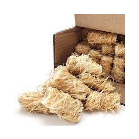  Accendino ecologico LANA DI LEGNO E CERA NATURALE 10kg