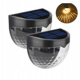    Lampada da parete da giardino bianca, sfumature giallo e oro, 0 W