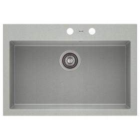    Lavello Moderno Buddy 60 a una vasca, tonalità del granito grigio