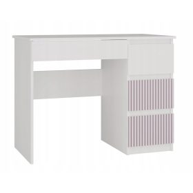    Scrivania TopEshop Arteso 98 x 51 x 76 cm bianco, sfumature di rosa