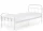  Letto singolo Halmar Linda in metallo 90x200 bianco
