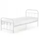  Letto singolo Halmar Linda in metallo 90x200 bianco