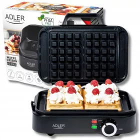  ADLER EUROPE AD 3065 macchina per waffle 2000 W nera