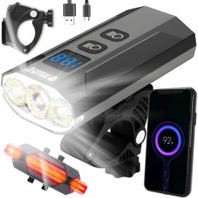    Rinnova l'illuminazione per bicicletta Force ILLUMINAZIONE PER BICICLETTA USB POWERBANK Batteria da 900 lm