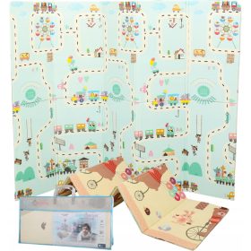    TAPPETINO EDUCATIVO IN SCHIUMA PIEGHEVOLE PER BAMBINI GRANDE 150x200 BABYMAM FOAM