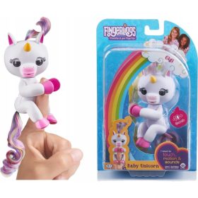    FINGERLINGS - Unicorno INTERATTIVO PER DITO - UNICORNO Gigi WowWee bianco