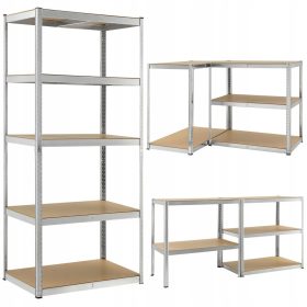    Scaffale da magazzino in metallo Springos 180 x 90 x 40 cm max 175 kg per ripiano