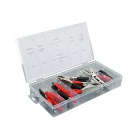    Pinze a coccodrillo elettriche Carmotion 86436 28 pezzi 60 A