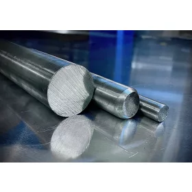   Asta in acciaio inossidabile, rullo tondo fi 40 [mm] 1.4301 - 100 cm