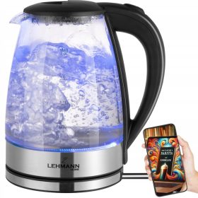    Bollitore elettrico Lehmann Aqua Glass 10 2200 W 2 l trasparente