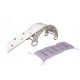  Set Lila Baby, dondolo 100 cm + scivolo da arrampicata + cuscino grigio 100 cm