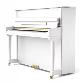    Pianoforte acustico Kayserburg Atelier 120 EU, bianco lucido