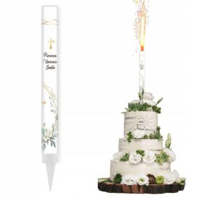    Fontana per torta "Santa Comunione Geometria Menta", 18 cm